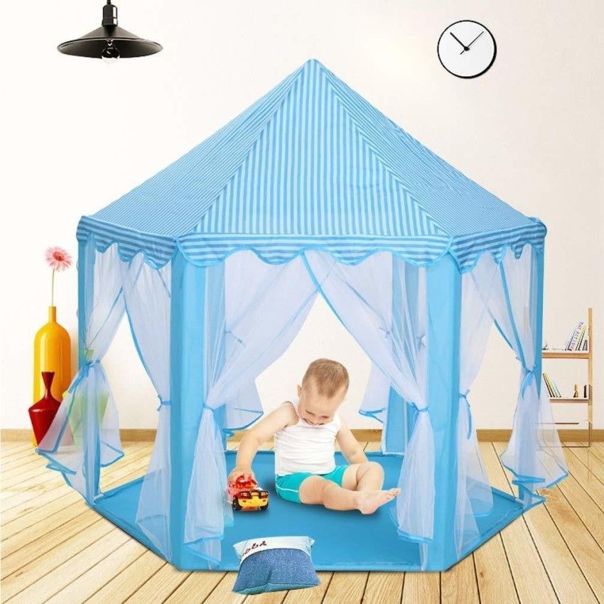 Princess Castle Tent For Girls Fairy Play Tents for Kids Hexagon Playhouse Toys For Children Or Toddlers Indoor Or Outdoor Games