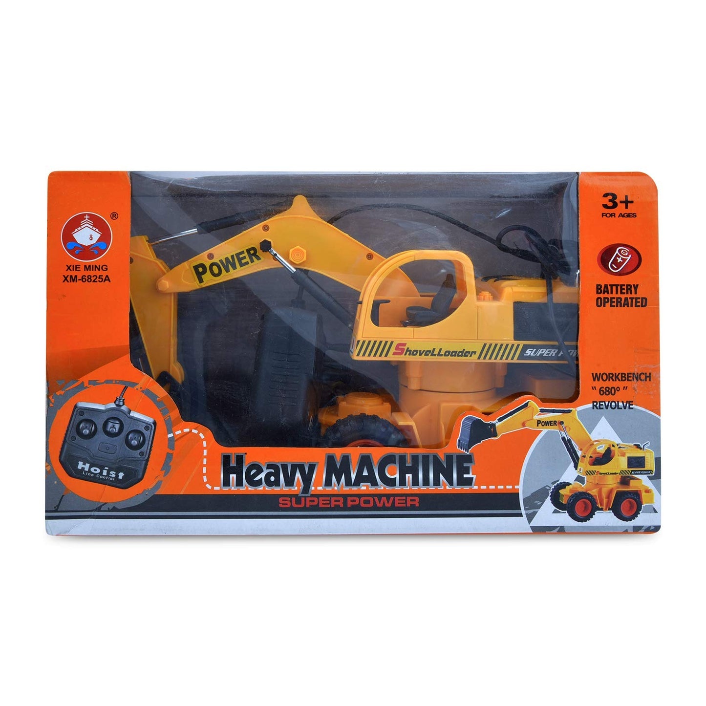 Top Race Channel Functional Front Loader, Electric RC Remote Control Construction Tractor Crain Truck