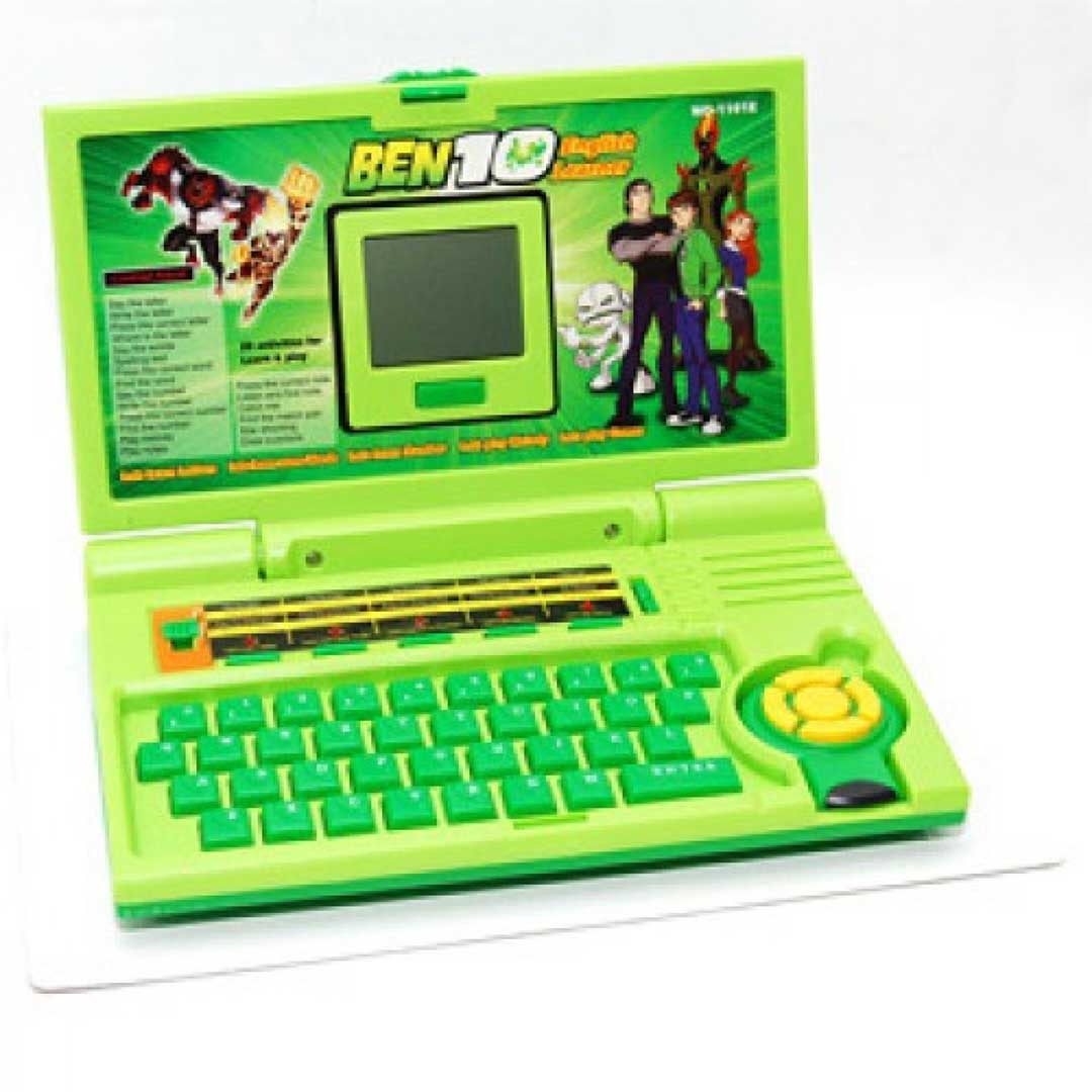 Learning Laptop Educational Toy For Kids, 8 Learning Modes And 20 Multi Activities With Screen Display Gift for Kids (Ben 10 Toy Laptop)