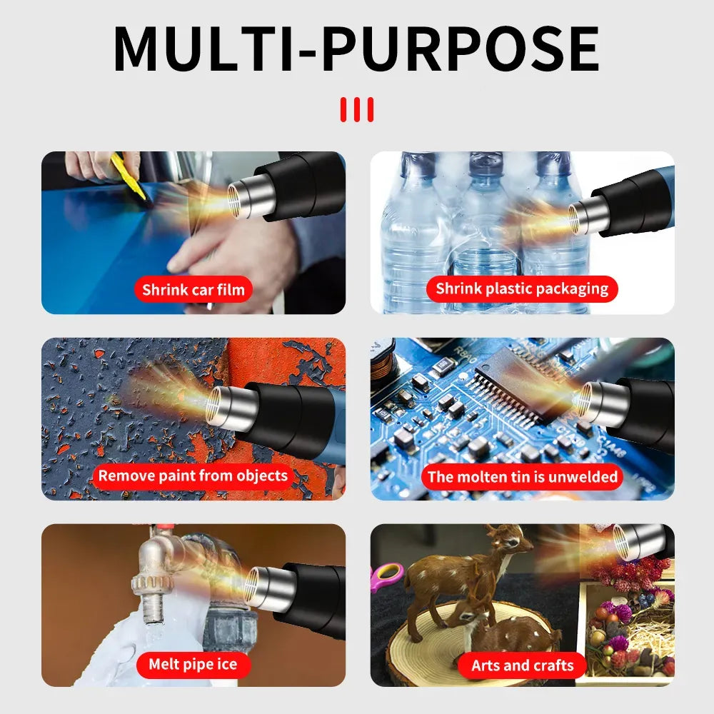 Heavy Duty Heat Air, Heat Lamination Machine 1800W Best Quality Electric Hot Air Power Tool for Lamination Resin - Art - Craft