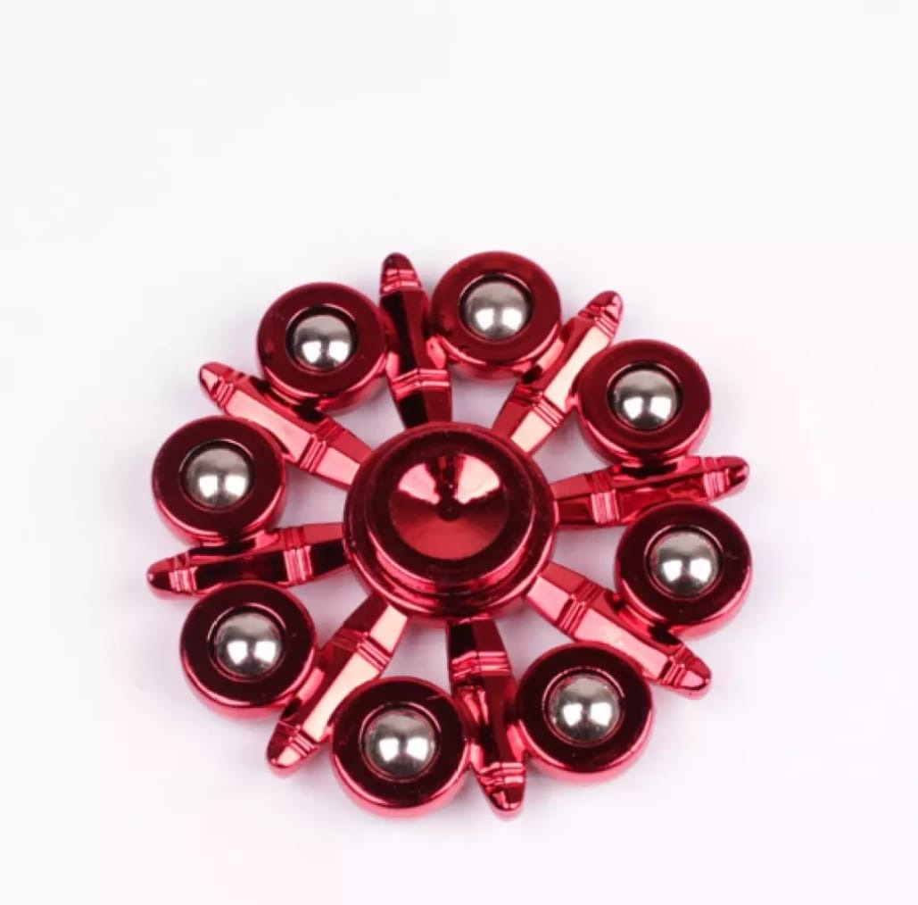 Fingertip Gyroscope Metal Fidget Spinner Big Size Metal Ball Stress Reducer Toy| 5 Side Star Shape Metal Hand Fidget Spinner| Fidget Spinners Cube