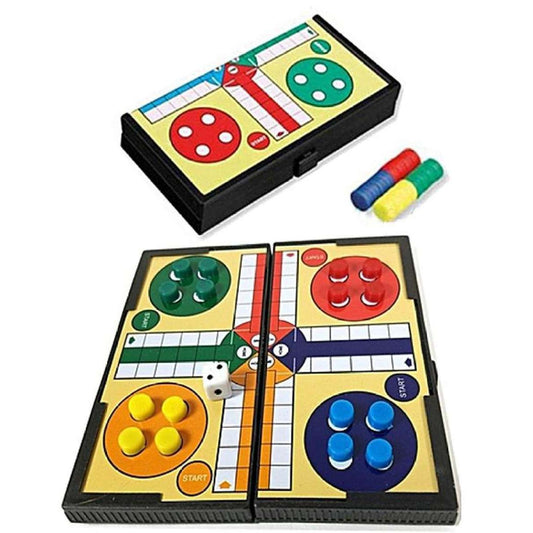 New Folding Magnetic LUDO game for Kids play Fun (3 games in 1)
