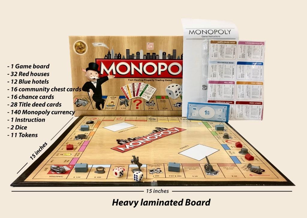 MONOPOLY Classic Board Game - Strategy, Fun, and Family Entertainment