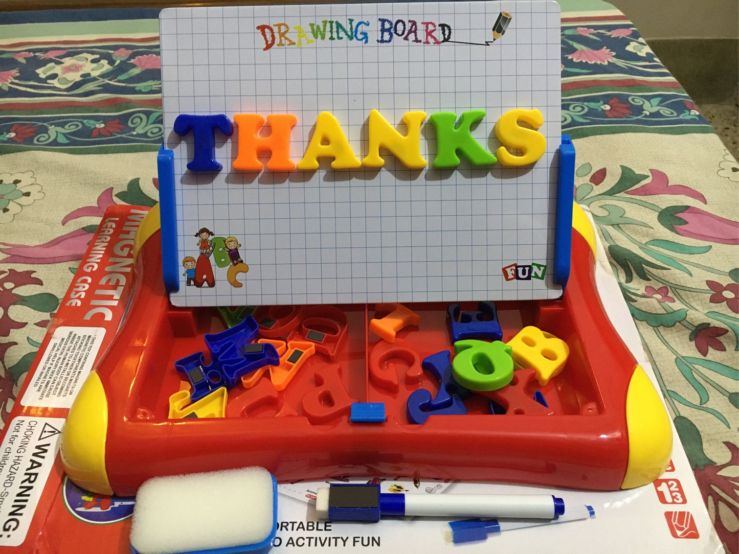 Magnetic Learning Case First / Second Classroom Educational Writing And Drawing Board Magnetic Whiteboard Magnetic - 2 IN 1