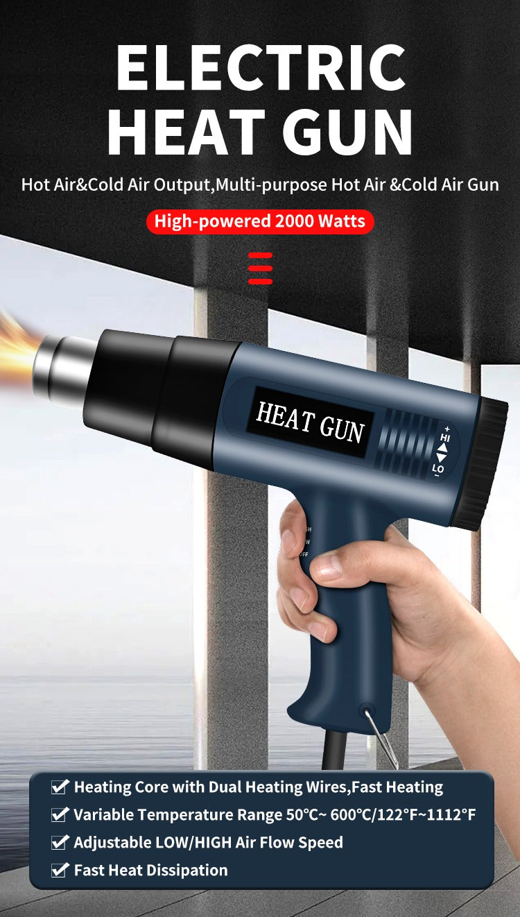 Heavy Duty Heat Air, Heat Lamination Machine 1800W Best Quality Electric Hot Air Power Tool for Lamination Resin - Art - Craft