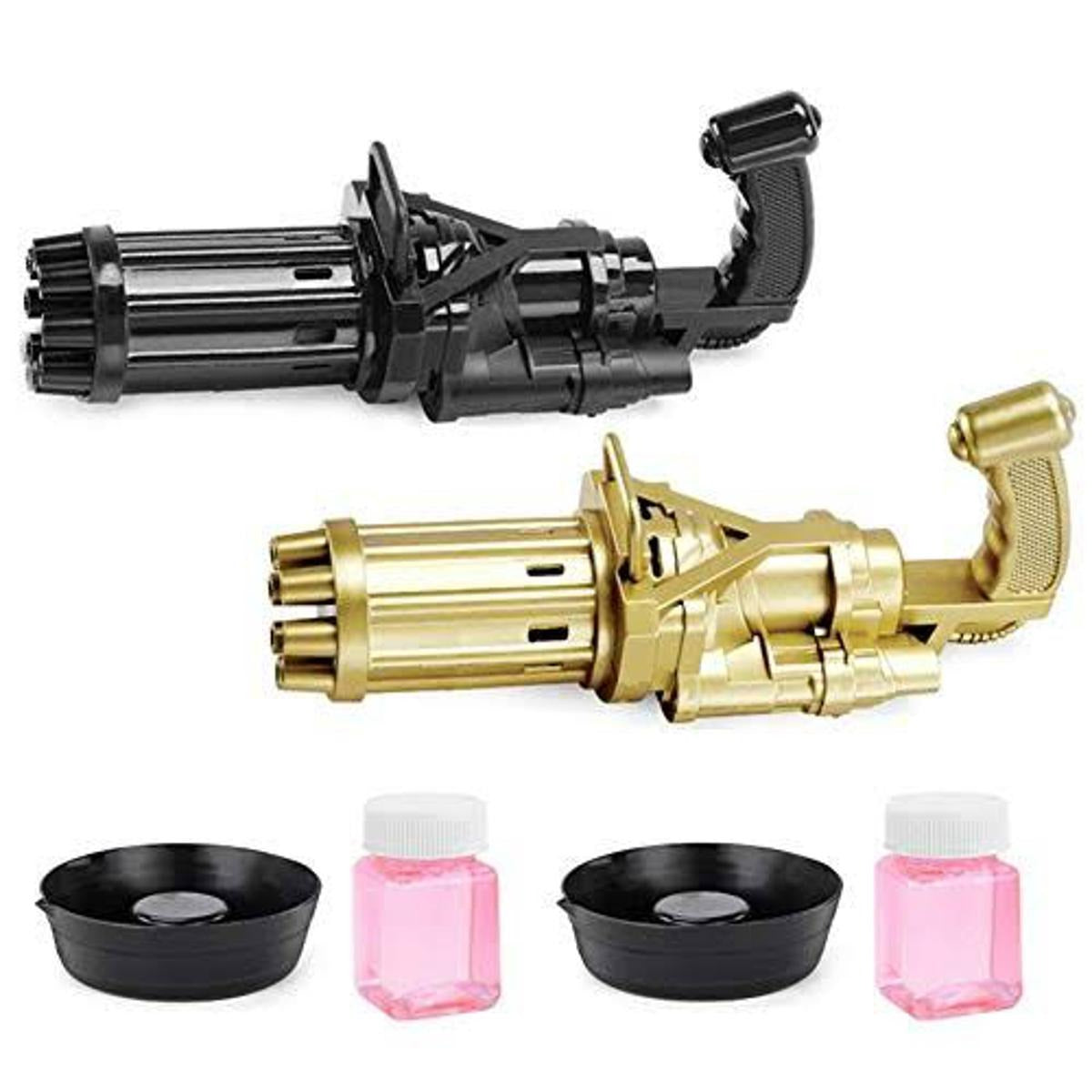 Bubble Machine Automatic Electric Gatling Bubble Gunns Bubble Maker Outdoor Fun Kids Toys for Boys and Girls