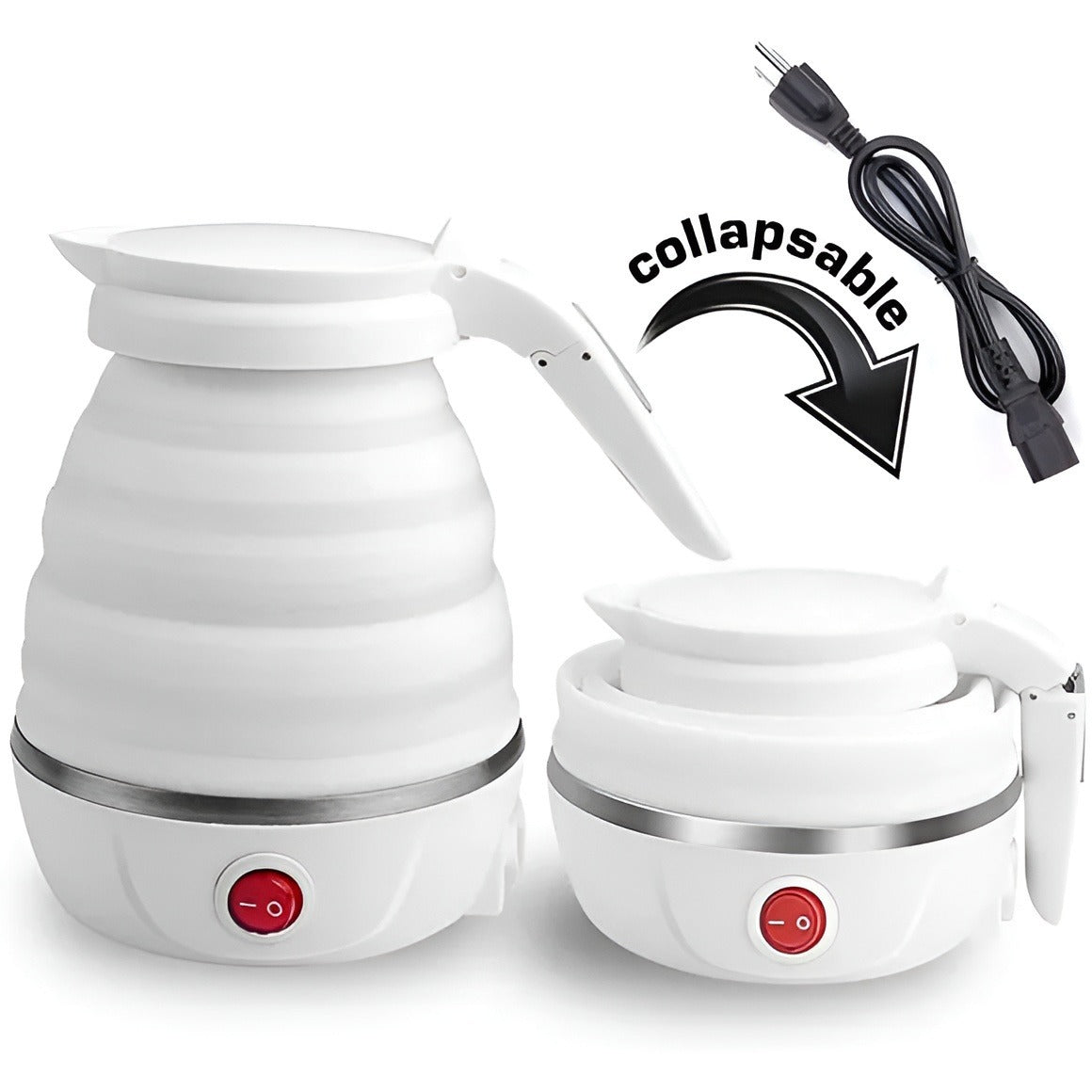 Kettle, Portable Mini Foldable Electric Kettle, Suitable for Home, Travel and Camping.