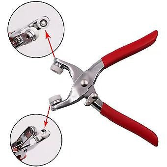 50 Pairs Metal Snap Buttons with Press Plier – 9.5mm Snap Fasteners Kit