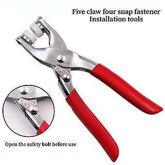 50 Pairs Metal Snap Buttons with Press Plier – 9.5mm Snap Fasteners Kit