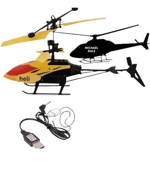 Remote Control Helicopter with LED Lights & Palm Control – Easy Flying Fun