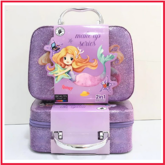 2 in 1 Unicorn Beauty Makeup Kit Toy for Kids – Safe & High-Quality Cosmetic Gift Set for Girls | Makeup Bag & Toy Combo