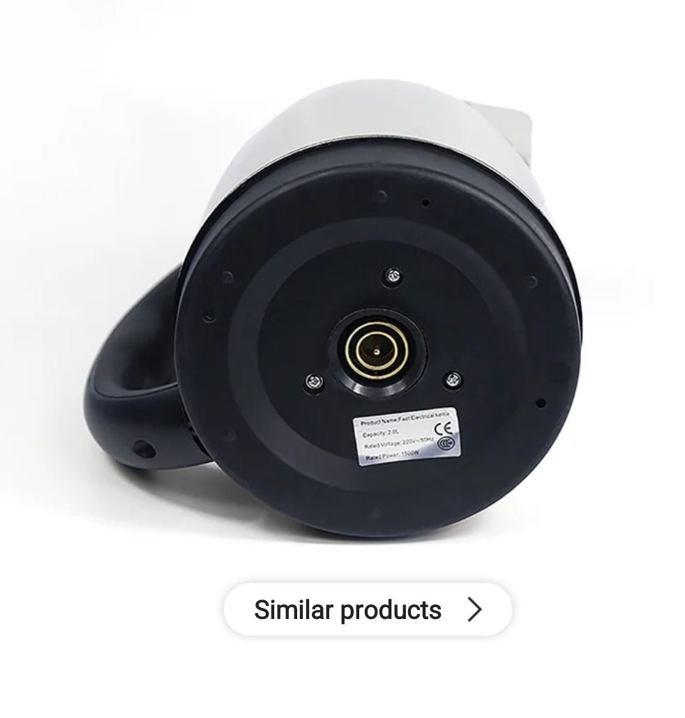 Electric Kettle 2.0L – Stainless Steel Body, 1500W Automatic Instant Heating, High-Quality Water Boiler for Tea, Daily Kitchen Use, Essential Kitchen Appliance