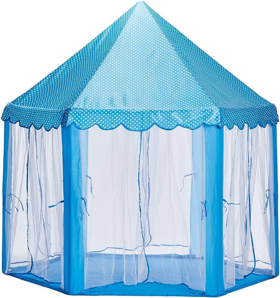 Princess Castle Tent For Girls Fairy Play Tents for Kids Hexagon Playhouse Toys For Children Or Toddlers Indoor Or Outdoor Games