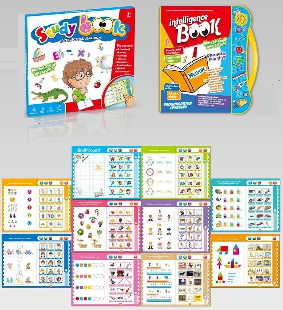 Electronic Learning Study Book for Kids / Interactive Musical Educational Toy /Summer Vacation / Kids Learning / Baby Toy