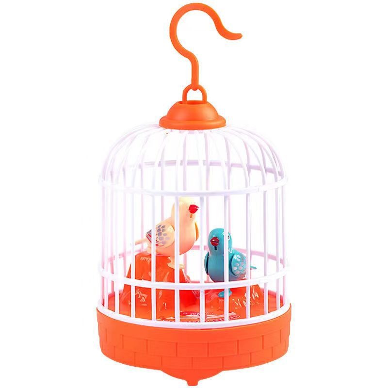 Musical Light Bird Cage Toy with 2 Birds – Beautiful Decorative Toy for Kids | Sound & Light Feature | Fun Gift for Children