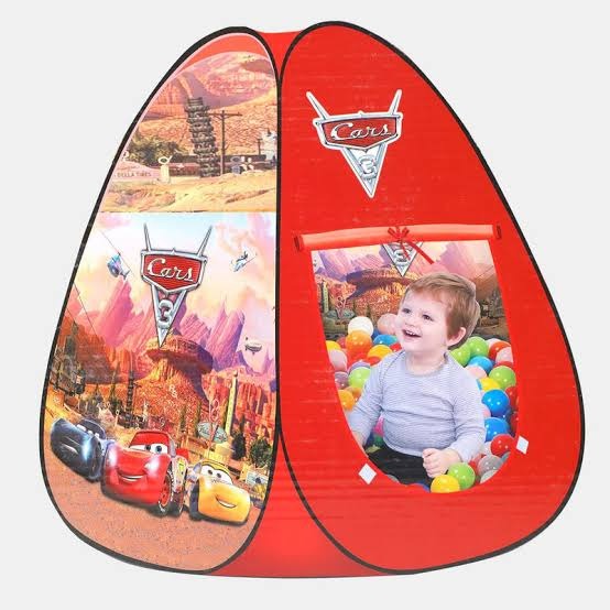 Cars Lightning Mcqueen - Red Play House Tent